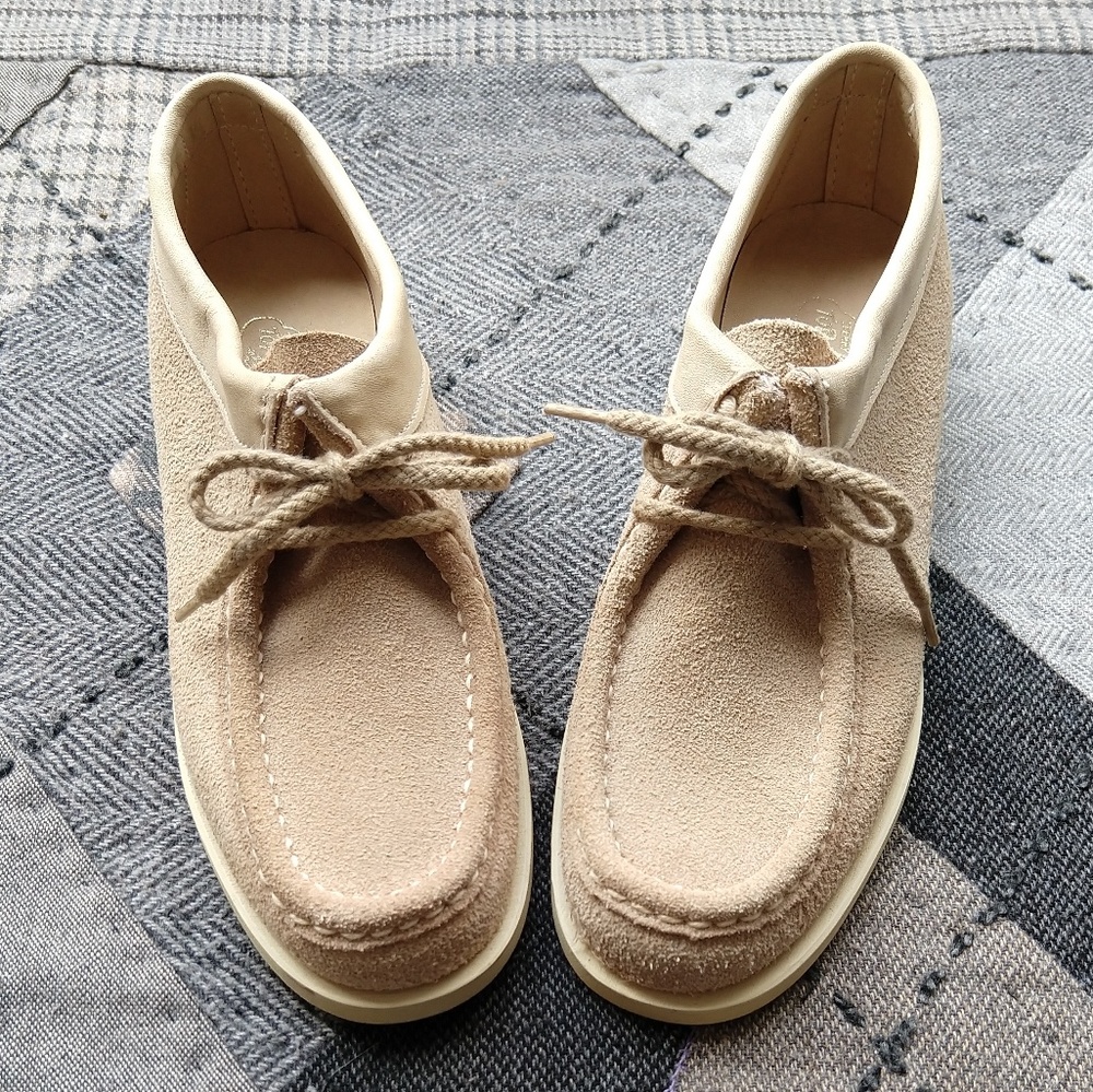 Vintage Sperry Taupe Top-Siders Boat Shoes